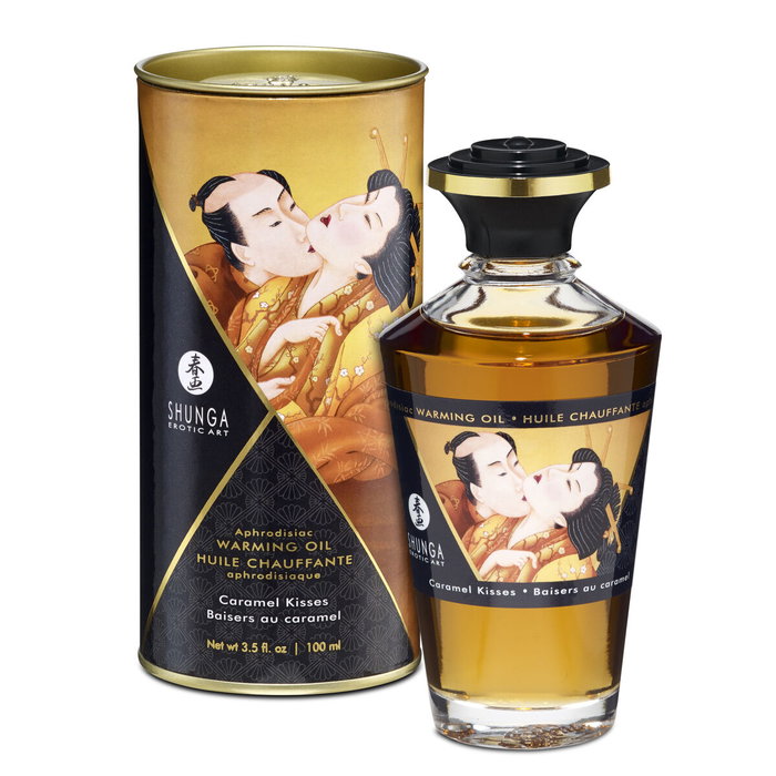 Shunga Huile de massage érotique Caramel 100 ml