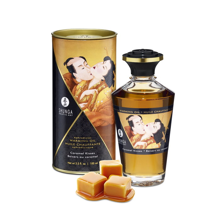 Shunga Huile de massage érotique Caramel 100 ml