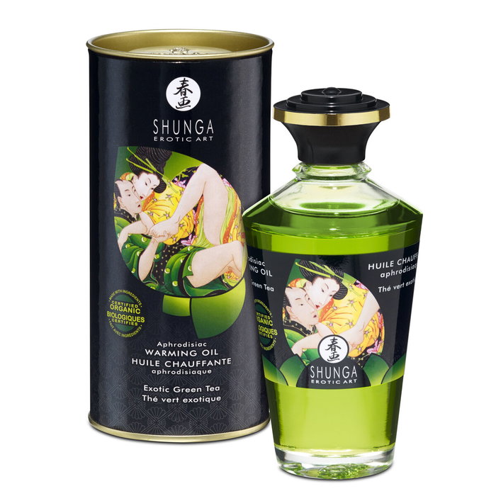Shunga Huile de massage érotique Thé vert (100 ml) Shunga Huile de massage érotique Thé vert (100 ml)
