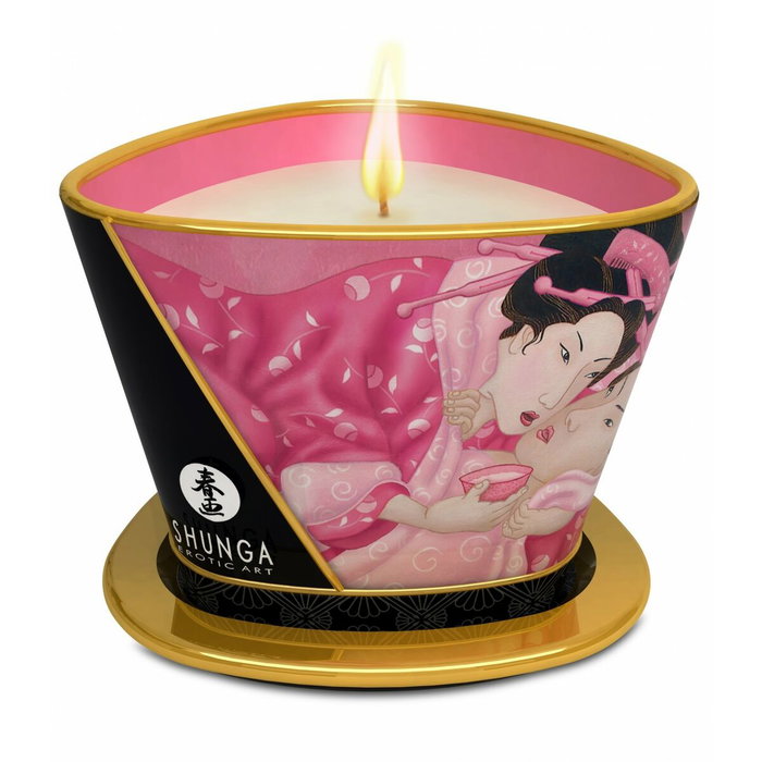 Shunga Bougie de massage Roses 170 ml Shunga Bougie de massage Roses 170 ml