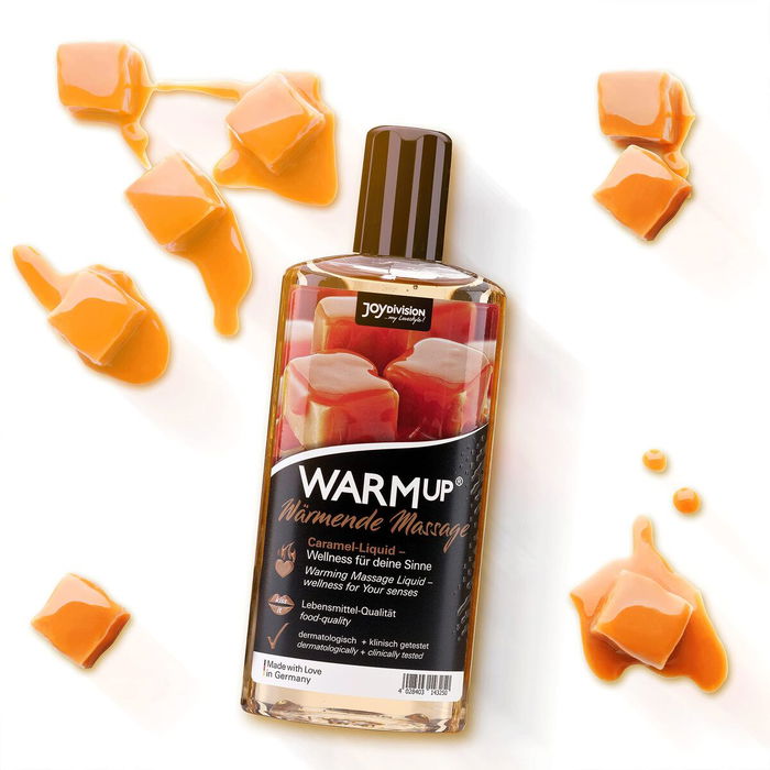 Huile de massage érotique Joydivision Warm Up Caramel (150 ml)