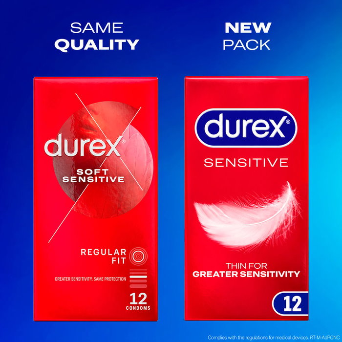 Durex Sensitive Soft 12 unités