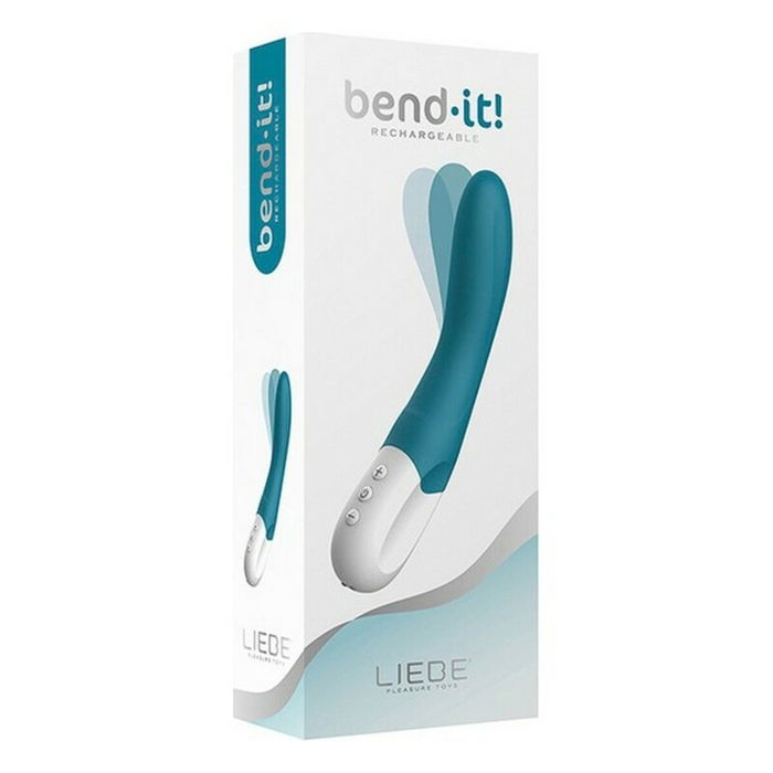 Vibrateur G-Spot Liebe Bend It Bleu foncé 30 x 40 cm
