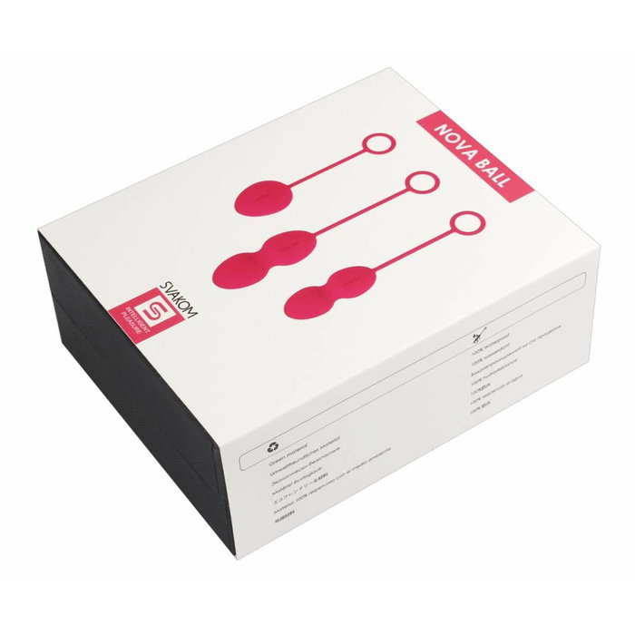 Svakom Nova Balls - Ensemble de 3 Boules d'Orgasme en Silicone Violet et Rose Svakom Nova Balls - Ensemble de 3 Boules d'Orgasme en Silicone Violet et Rose
