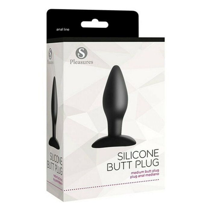Plug Anal S Pleasures Noir Silicone