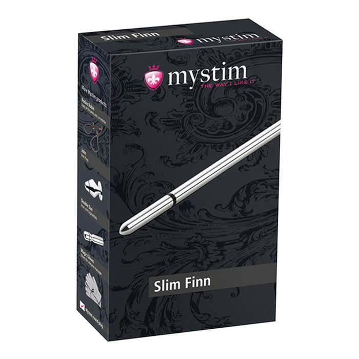 Son uréthral Thin Finn Mystim MS46190 Argenté