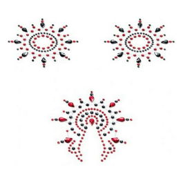 Ensembre Gloria Noir & Rouge Mystim (3 pcs)