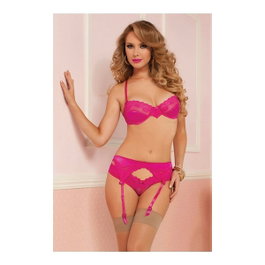 Seven Til Midnight Ensemble de Lingerie Corail, S