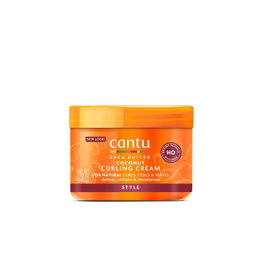 Cantu Crème de Coiffage aux Beurres de Karité et Noix de Coco pour Cheveux Naturels et Bouclés - Définit les Boucles, Hydrate, Réduit le Frizz - 340 g
