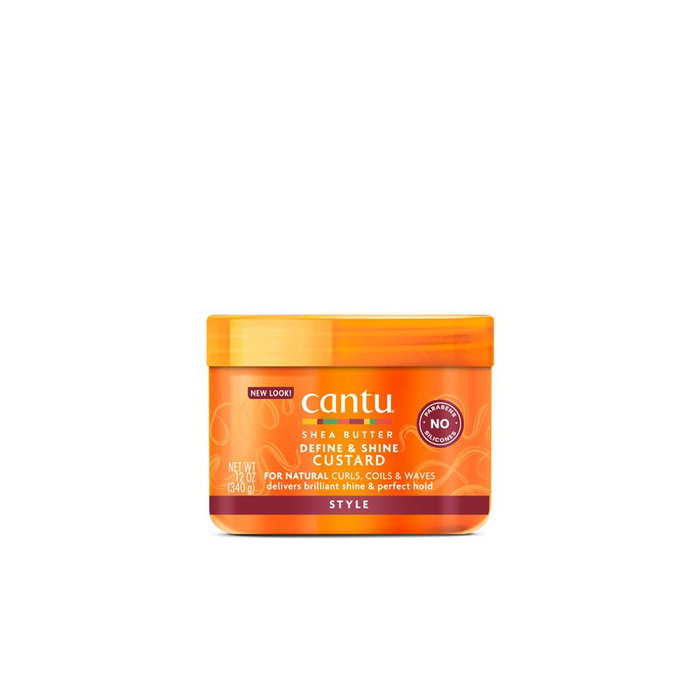Cantu Define & Shine Custard pour cheveux naturels, 340 g
