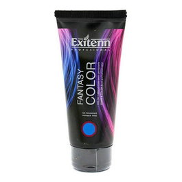 Exitenn Fantasy Color Azul Oscuro 100 mL - Colorant semi-permanent sans ammoniaque - Pour cheveux décolorés ou teints - Avec aloe vera et provitamine B5