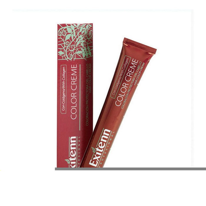 Exitenn Color Crème 800 - Tinture coloration crème oxydante professionnelle - Collène, couverture canas, brillance spectaculaire - Large gamme de tons Exitenn Color Crème 800 - Tinture coloration crème oxydante professionnelle - Collène, couverture canas, brillance spectaculaire - Large gamme de tons