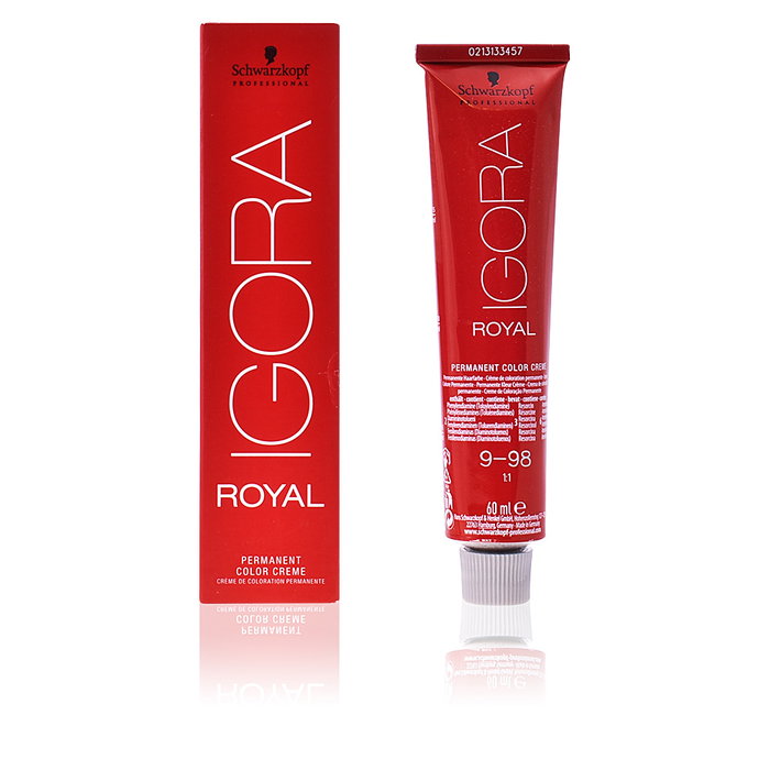 Schwarzkopf IGORA ROYAL 9-98 Crème de coloration permanente 60 ml Schwarzkopf IGORA ROYAL 9-98 Crème de coloration permanente 60 ml