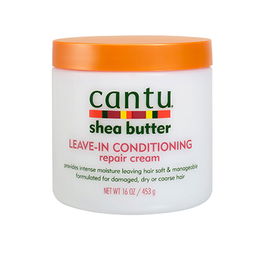 Cantu Crème Réparatrice Sans Rinçage au Beurre de Karité pour Cheveux - 453g