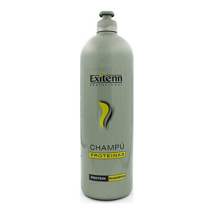 Exitenn Champú Protéines 500 mL - Shampoing aux Protéines de Lait pour Cheveux Secs et Permanentes, Régénérant et Hydratant Exitenn Champú Protéines 500 mL - Shampoing aux Protéines de Lait pour Cheveux Secs et Permanentes, Régénérant et Hydratant