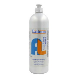 Exitenn Shampoing à l'Acide Lactique 1000ml pour Cheveux Abîmés - Nettoyage Doux et Équilibrant