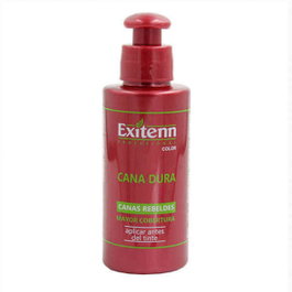 Exitenn Cana Dura Canas Rebeldes - Émulsion pour cheveux blancs récalcitrants - Améliore la couverture de la coloration - Flacon 100 mL