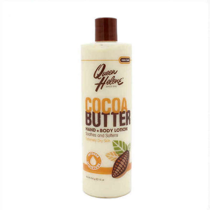 Queen Helene Lotion Mains et Corps au Beurre de Cacao 454 gr, Hydratante et Nourrissante pour Piel Sèche