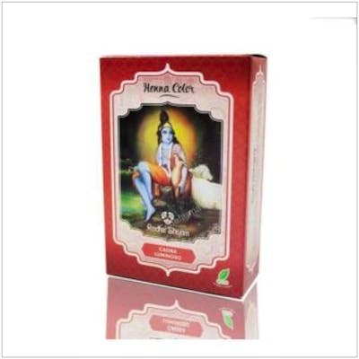 Radhe Shyam Henna Caobá Luminoso en Polvo 100g