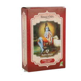 Radhe Shyam Henna Poudre Super Caoba Oscuro