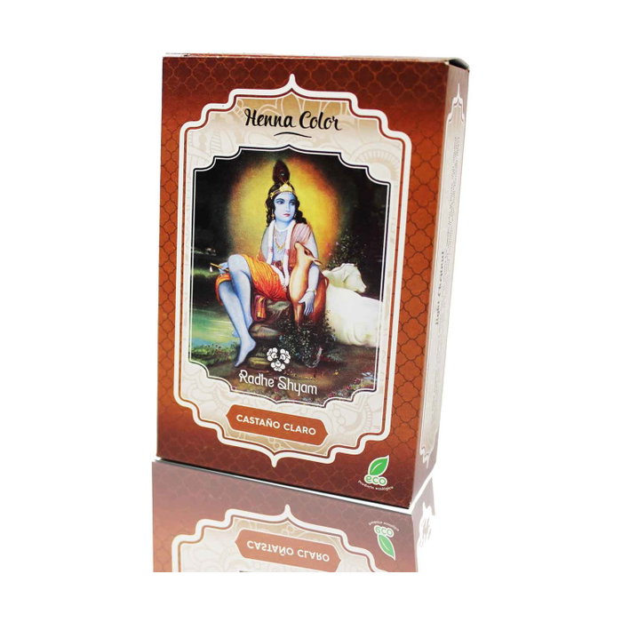 Radhe Shyam Henna en poudre châtain clair Radhe Shyam Henna en poudre châtain clair