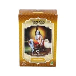 RADHE SHYAM Henné Poudre Blond Doré 100g - Teinture Naturelle Cheveux