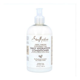 Shea Moisture Conditionneur Hydratation Quotidienne à l'Huile de Coco Vierge 100% - Pour un démêlage facile et des cheveux doux - 384 ml