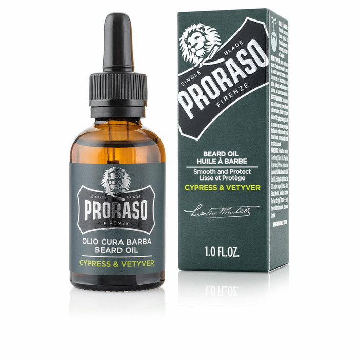 Proraso Huile à barbe Cyprès & Vétiver 30 ml Proraso Huile à barbe Cyprès & Vétiver 30 ml