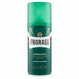 Proraso Mousse à raser au eucalyptus et menthe 100 ml - Rafraîchissante, sans parabènes, pour tout type de barbe