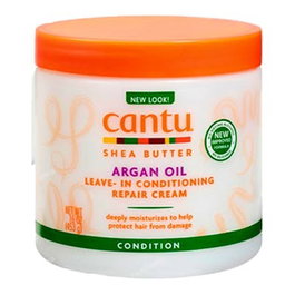 Cantu Crème Conditionnante Réparatrice Leave-In à l'Huile d'Argan 453g