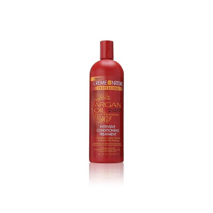 Creme Of Nature - Argan Oil Intensive - Traitement hydratant réparateur 591ml - Prévient la casse du cheveu - Pour tous types de cheveux Creme Of Nature - Argan Oil Intensive - Traitement hydratant réparateur 591ml - Prévient la casse du cheveu - Pour tous types de cheveux