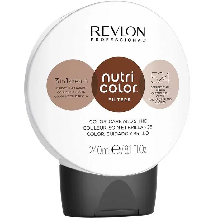 Revlon Nutri Color Filters 524 Coppery Pearl Brown 240 ml Revlon Nutri Color Filters 524 Coppery Pearl Brown 240 ml