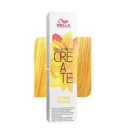 Wella Color Fresh Create Future - Teinture semi-permanente jaune 60 mL - Palette de couleurs intenses et ton pastel