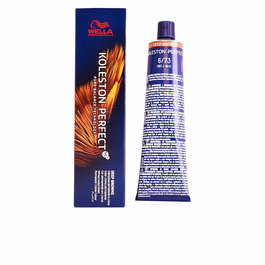 Wella Koleston Perfect Me+ Deep Browns Teinture Crème Permanente - Nuance 6/73 - 60 ml - Jusqu'à 100% de Couverture des Cheveux Blancs