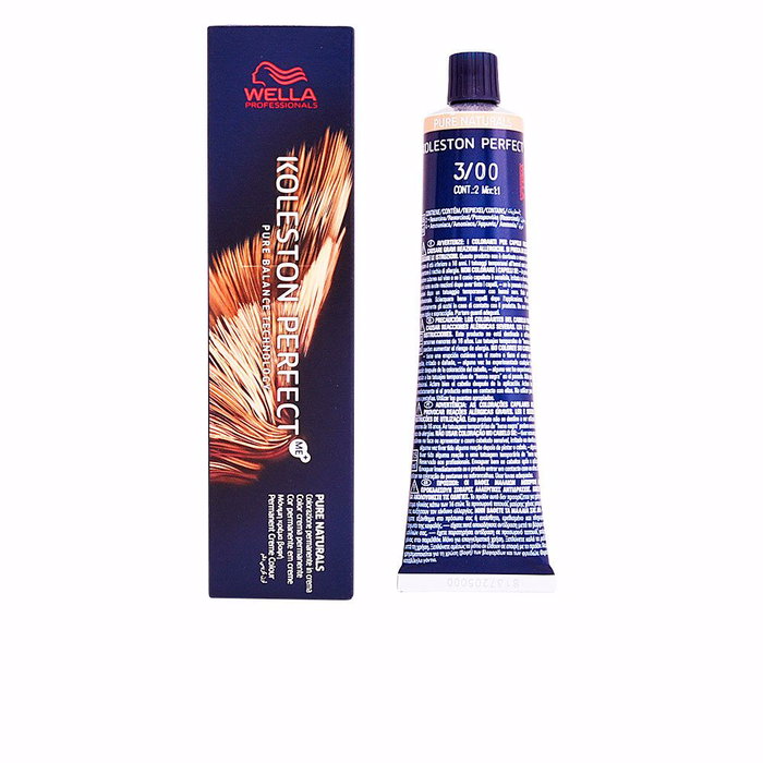 Wella Professionals Koleston Perfect Me+ Pure Naturals 3/00 Coloration Permanente 60 ml Wella Professionals Koleston Perfect Me+ Pure Naturals 3/00 Coloration Permanente 60 ml