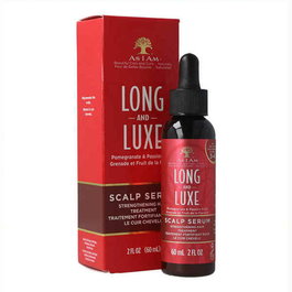 As I Am Long And Luxe Sérum Traitement pour le Cuir Chevelu 60 mL - Pour Cheveux, aux Extraits de Grenade et Fruit de la Passion, Méthode Curly