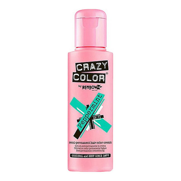 Couleur Semi-permanente Peppermint Crazy Color Nº 71 (100 ml) Couleur Semi-permanente Peppermint Crazy Color Nº 71 (100 ml)