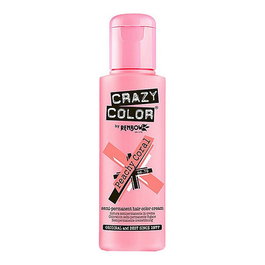 Crazy Color Teinture Semi-Permanente pour Cheveux Peachy Coral N°70 - Application Directe - Durée 10-12 Lavages - Pour Couleurs Intenses et Pastels