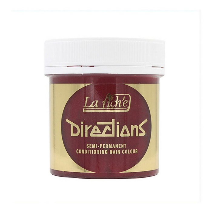 Directions Colorant Capillaire Pillarbox Red - Rouge Intense Brillant - 100 mL - Sans Cruauté - Vegan Directions Colorant Capillaire Pillarbox Red - Rouge Intense Brillant - 100 mL - Sans Cruauté - Vegan