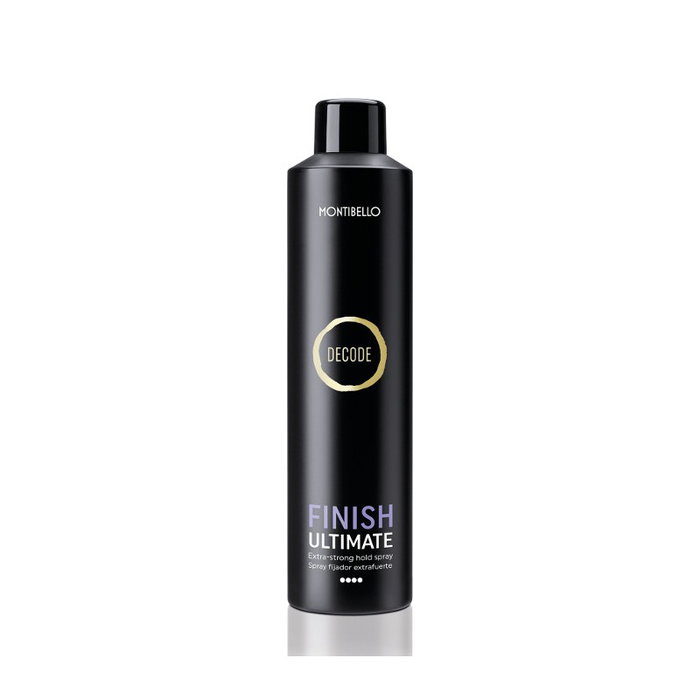 Montibel-Lo Decode Finish Ultimate - Laque de coiffure extra-forte, fixation longue durée, résistante à l'humidité, séchage rapide - Flacon de 400 mL Montibel-Lo Decode Finish Ultimate - Laque de coiffure extra-forte, fixation longue durée, résistante à l'humidité, séchage rapide - Flacon de 400 mL