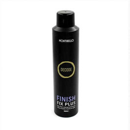 Montibel·Lo Decode Finish Fix Plus - Spray Fixateur Fort Sans Gaz pour Coiffure durable - Tous types de cheveux