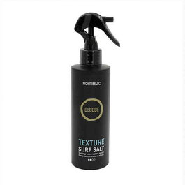 Montibel·Lo Decode Texture Surf Salt - Spray de coiffage texturant effet sel et vagues surfeuses pour cheveux fins - 200 ml