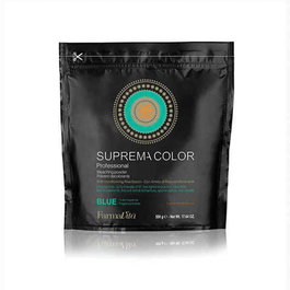 Farmavita Suprema Color - Poudre décolorante bleaching bleue ultra claire en sac aluminium 500 g - Pour professionnels - Éclaircit jusqu'à 8 tons
