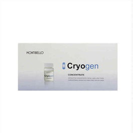 Montibel·Lo Cryogen Concentrado Concentré Anti-Chute Cryo-actif 10 Ampoules de 7 mL - Favorise la Repousse, Stimule le Cuir Chevelu et Hydrate