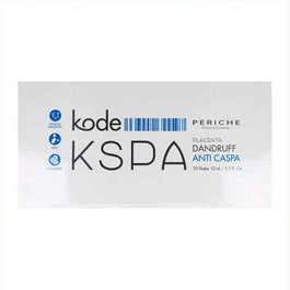 Periche Kode Placenta Kspa - Traitement Anti-Pellicules 10 Ampoules de 10 ml avec Placenta Végétal et Extrait de Concombre - Formule Sans Alcool