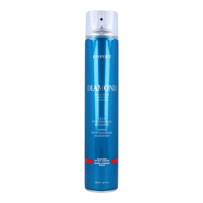 Risfort - Laca Risfort Extra Fuerte, Laque Professionnelle Brillante Fixation Extra Forte 500 mL avec Vitamine B5, Protection UVA-UVB, Flexibilité et Séduction des Cheveux Risfort - Laca Risfort Extra Fuerte, Laque Professionnelle Brillante Fixation Extra Forte 500 mL avec Vitamine B5, Protection UVA-UVB, Flexibilité et Séduction des Cheveux