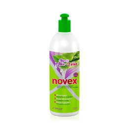 Novex Crème de Coiffage Sans Rincage Super Aloe Vera 500 ml - Hydratation, Brillance et Contrôle du Frizz