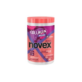 Novex Masque capillaire Collagen Infusion 400 g - Pour cheveux fins, abîmés et sans brillance - À l'extrait d'acacia et collagène végétal