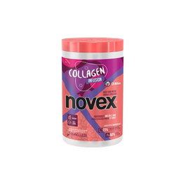 Novex Masque capillaire Collagen Infusion 400 g - Pour cheveux fins, abîmés et sans brillance - À l'extrait d'acacia et collagène végétal