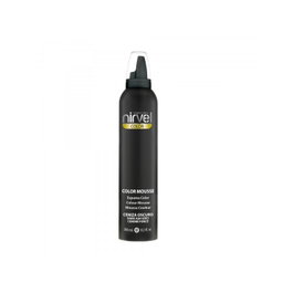 Nirvel Color Mousse Ceniza Oscuro 300 mL - Colorant et fixateur capillaire à la mousse pour volume et reflets